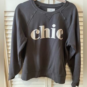 Anthropologie Graphic Sweater CHIC